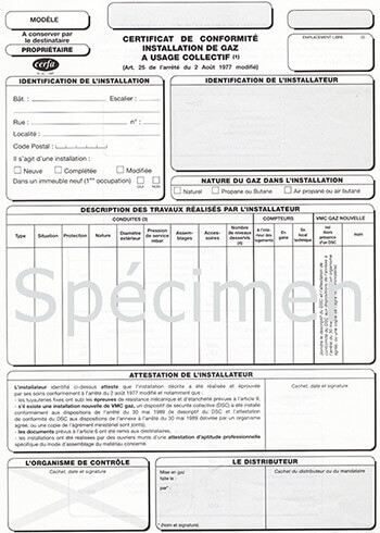 Un certificat Qualigaz