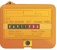 Compteur de gaz