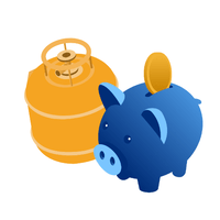 bouteilles de gaz