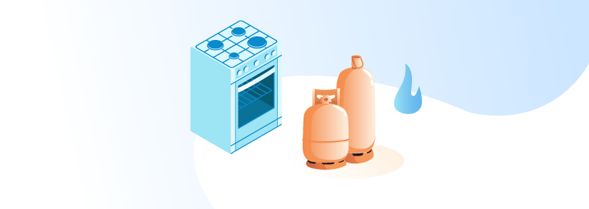 bouteille de gaz gaziniere