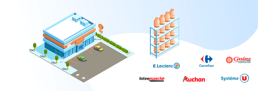 bouteille de gaz grandes surfaces