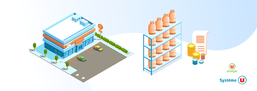 bouteille de gaz Super U U Energie