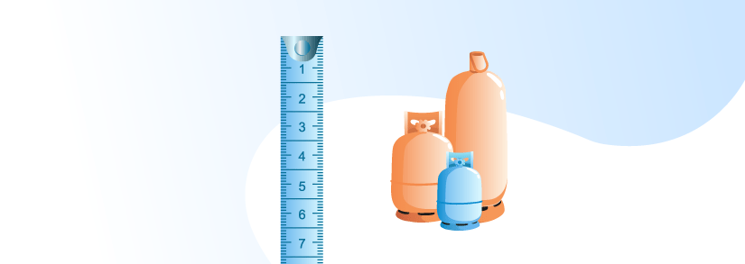 Bouteille de gaz butane 13 kg, forte autonomie