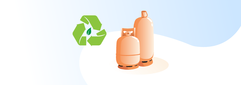 recyclage bouteille de gaz