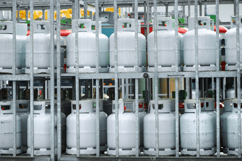 bouteilles de gaz propane